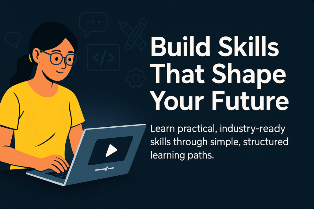 Build skills for your future with structured learning