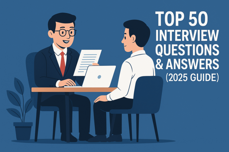 Top 50 Interview Questions & Answers (2025 Guide)